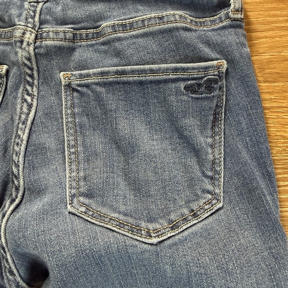 Hollister Women's Mid-Rise Super Skinny Jeans Blue Stretch Size 1R W25 L28 - Picture 10 of 11